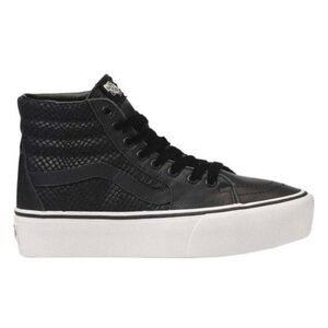 👟Size 7 VANS Sk8-Hi Platform 2 Snake/Black high ankle shoes